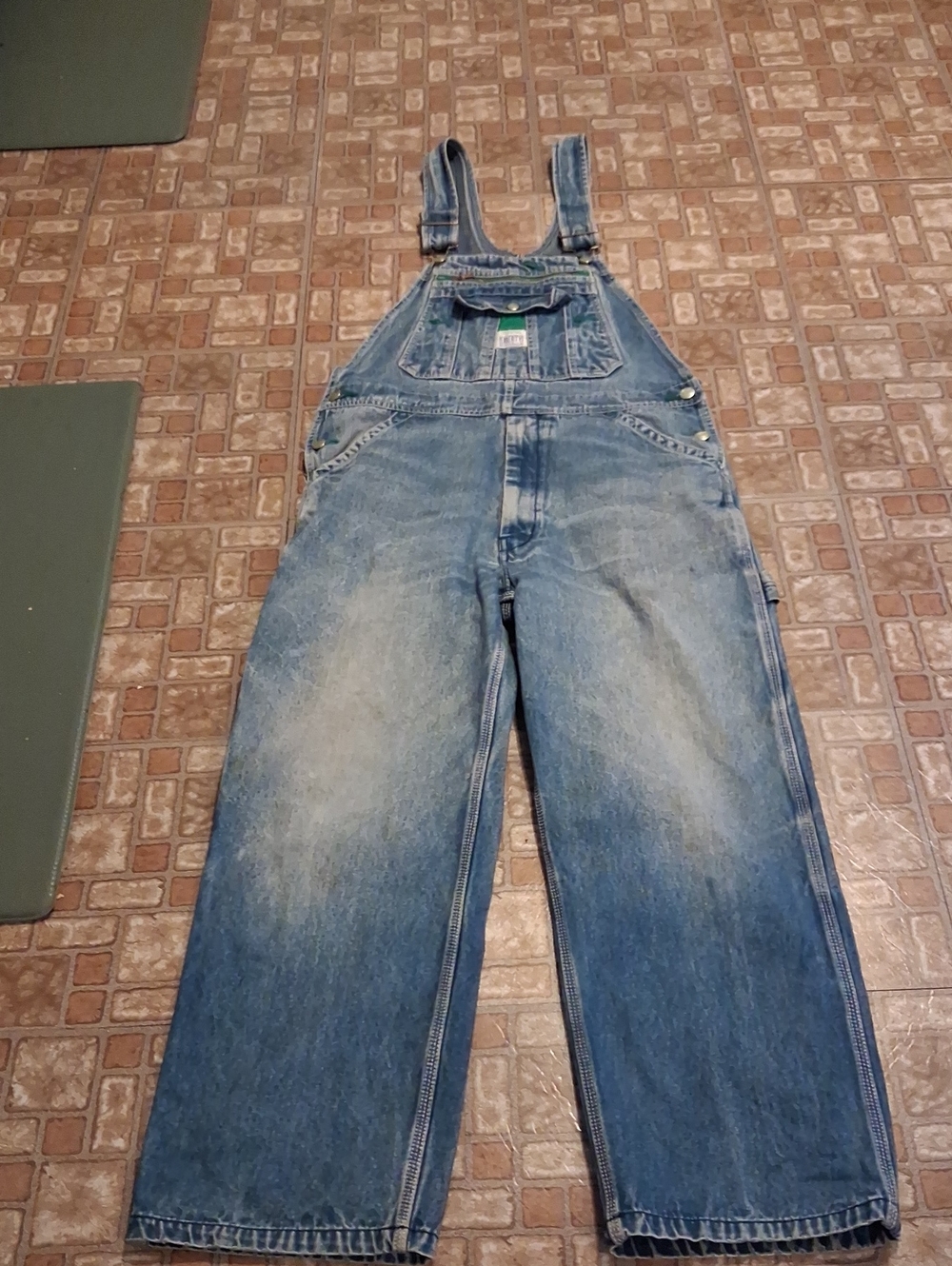 liberty Men's Light Blue Denim Overalls - Relaxed Fit